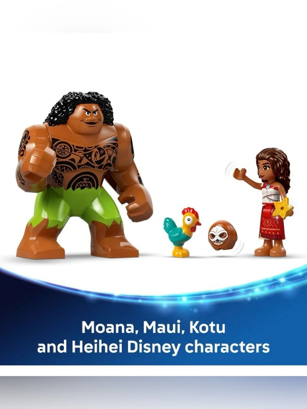 NIB Disney Moana 2 Kakamora Barge LEGOS set